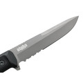 Kizlyar Supreme тактический нож Alpha Serrated сталь D2 TacWash, рукоять Kraton black, ножны Molle black Kizlyar Supreme тактический нож Alpha Serrated сталь D2 TacWash, рукоять Kraton black, ножны Molle black