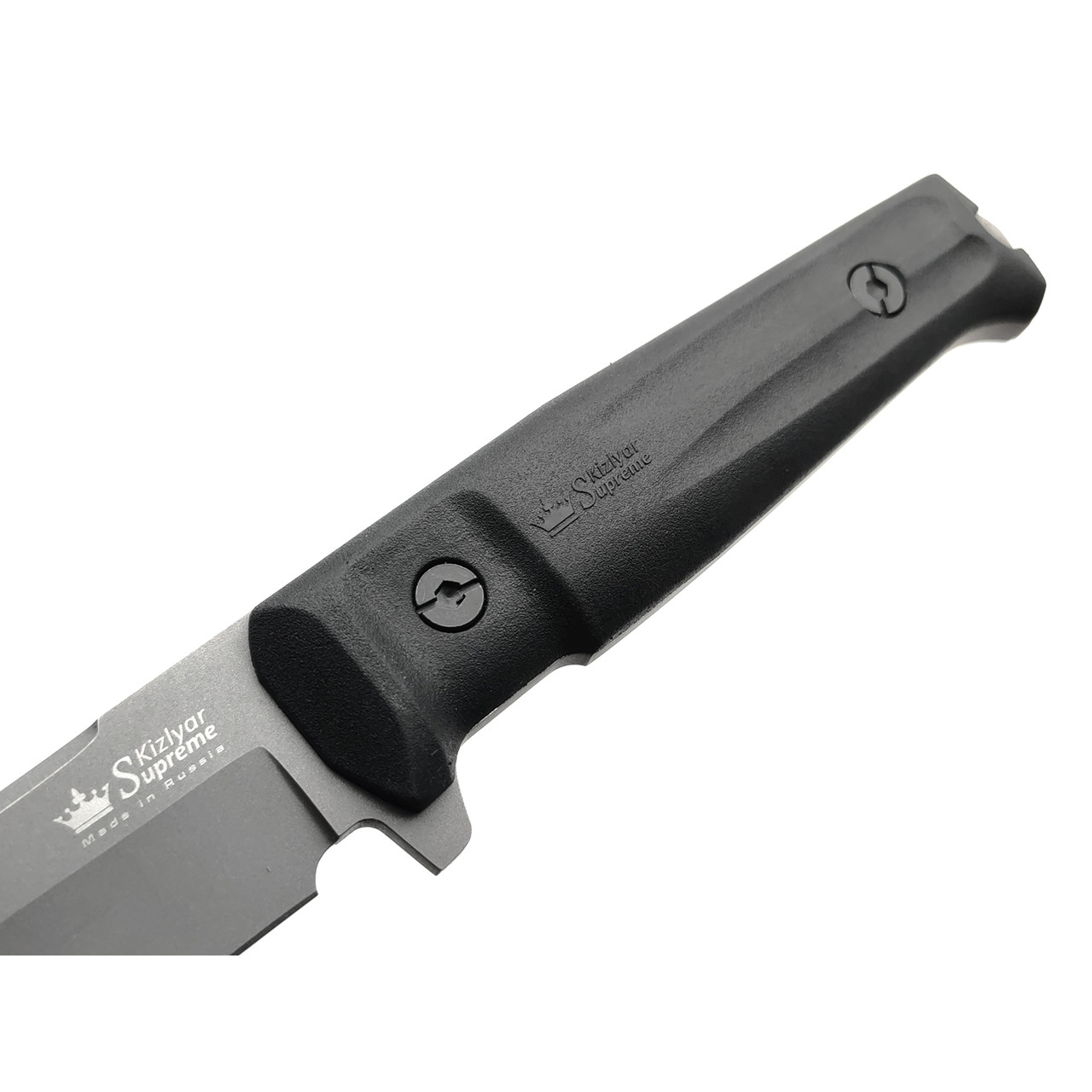 Kizlyar Supreme тактический нож Sensei сталь Aus-8 TacWash, рукоять Kraton black, ножны Polyamide