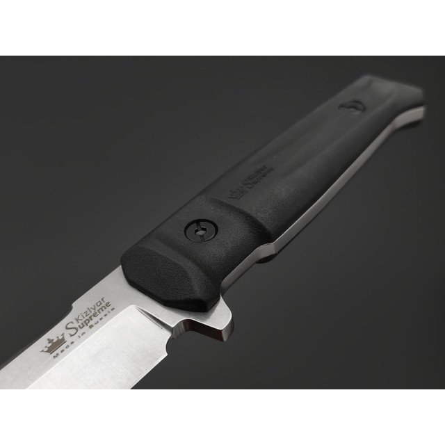 Kizlyar Supreme тактический нож Sensei сталь Aus-8 стоунвош, рукоять Kraton black, ножны Polyamide