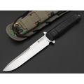 Kizlyar Supreme тактический нож Trident сталь Aus-8 стоунвош, рукоять Kraton black, ножны Molle camo