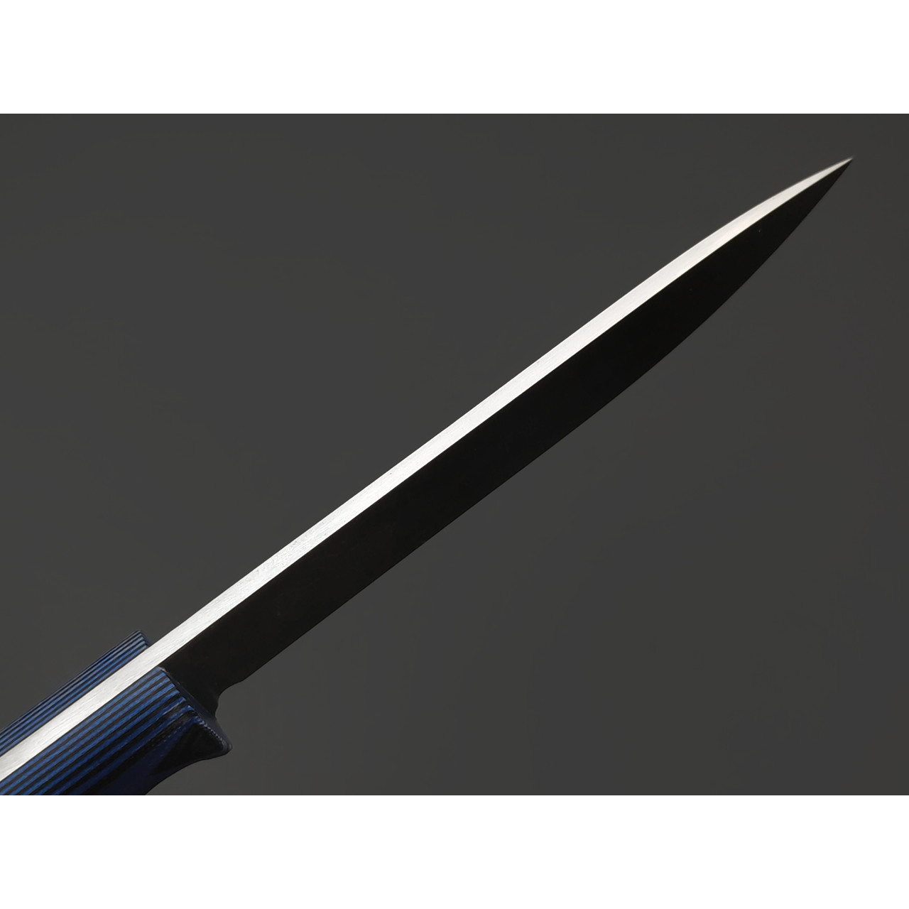 Kizlyar Supreme туристический нож Companero сталь VG-10 satin, рукоять G10 black & blue