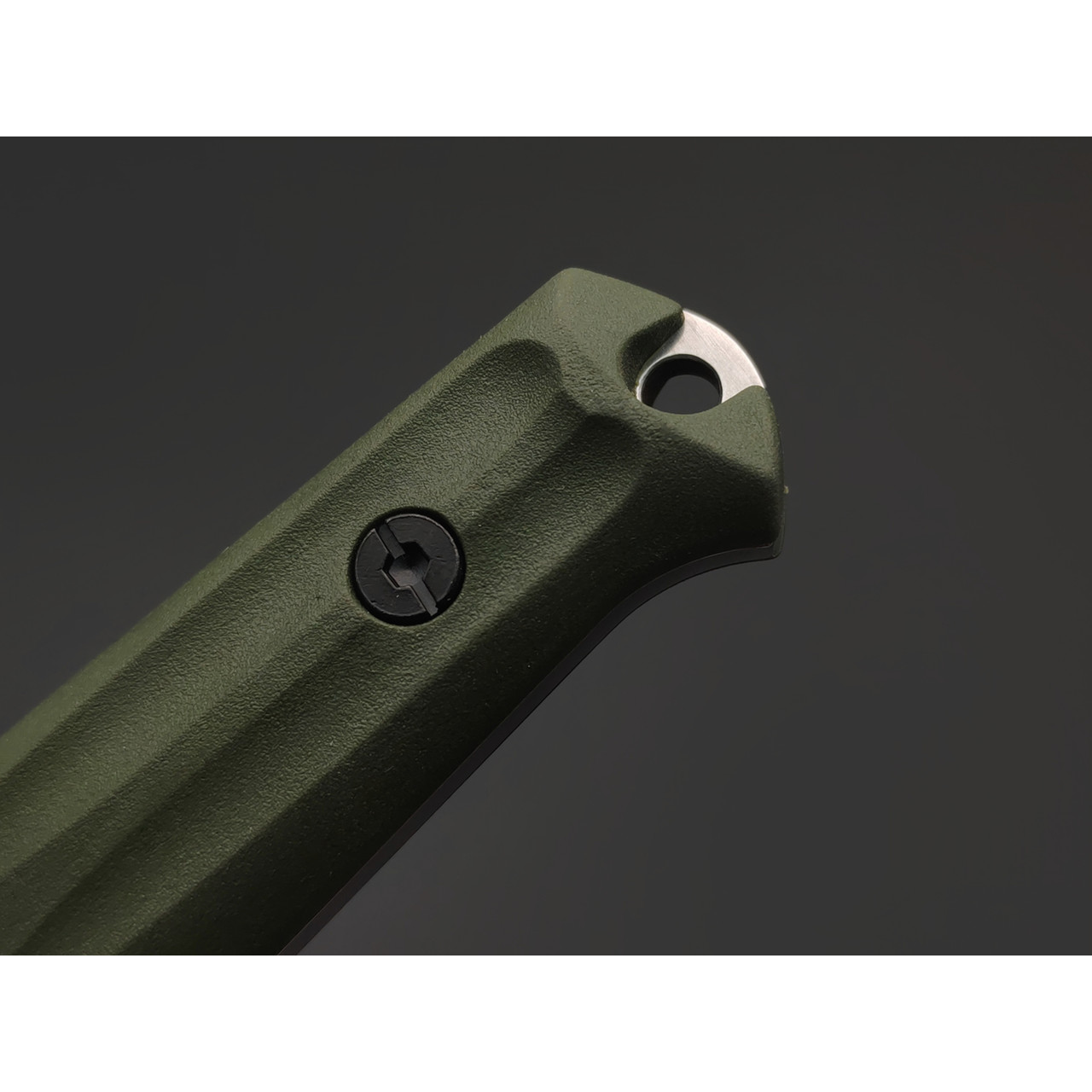 Kizlyar Supreme тактический нож Sturm сталь Aus-8 стоунвош, рукоять Kraton olive, ножны Polyamide