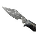 Волчий Век нож Злюка Custom сталь CPM Rex 121 WA худ. травление, рукоять Carbon fiber, Silvertwill