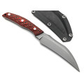 Neyris Knives нож Claw сталь N690 стоунвош, рукоять G10 red & black