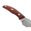 Neyris Knives нож Claw сталь N690 стоунвош, рукоять G10 red & black