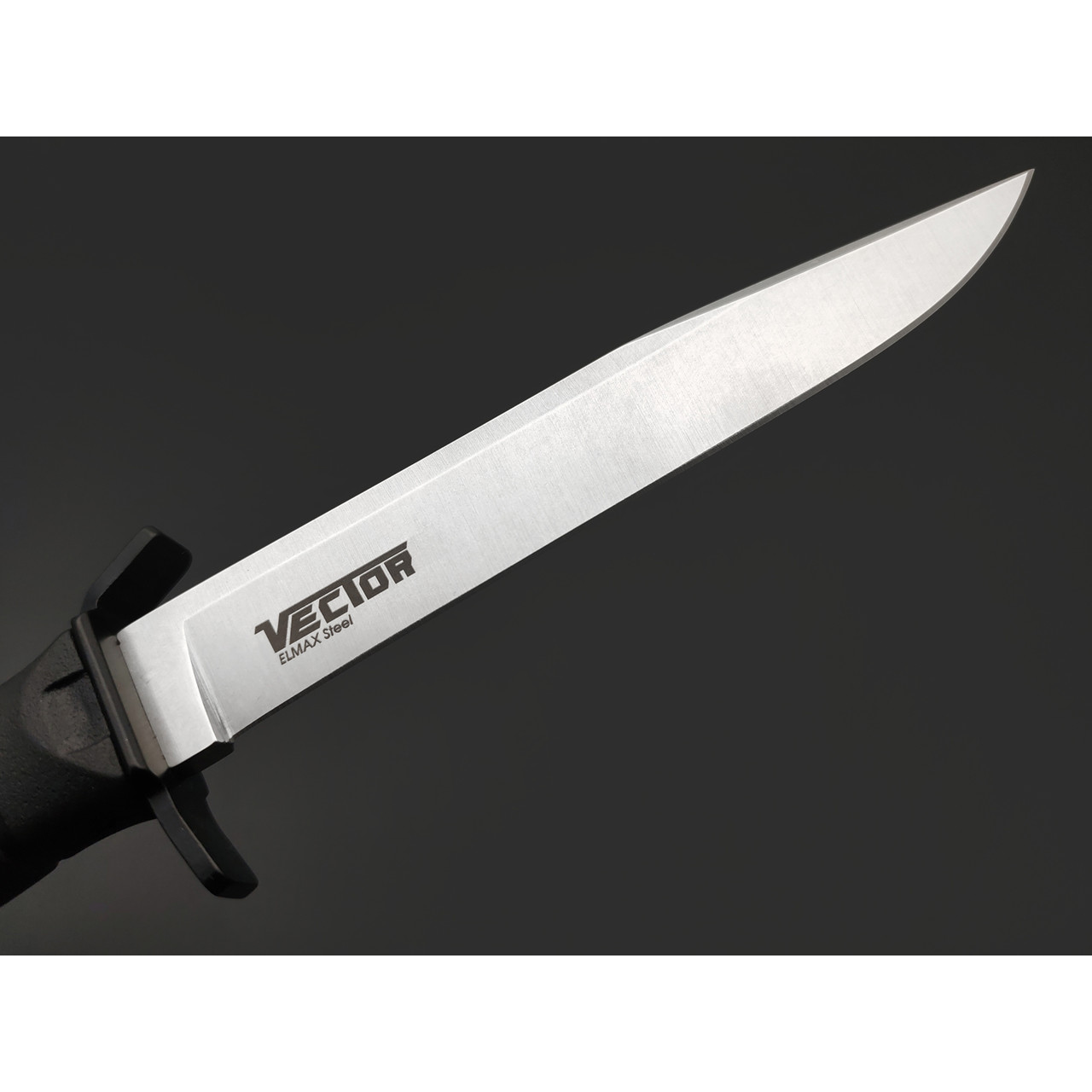 Kizlyar Supreme тактический нож Vector сталь ELMAX стоунвош, рукоять Kraton black