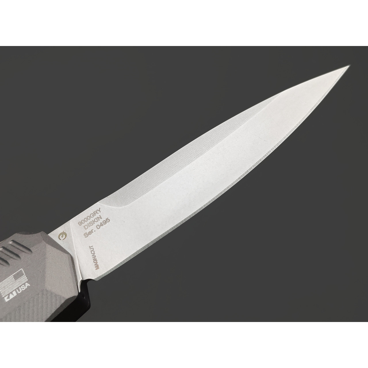 Kershaw нож складной автоматический Livewire 9000GRY сталь CPM Magnacut стоунвош, рукоять Aluminium 6061-T6 grey