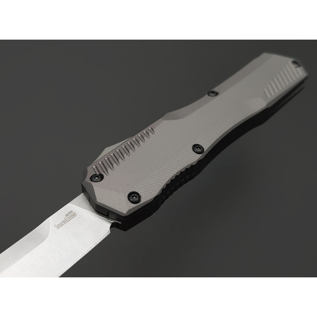 Kershaw нож складной автоматический Livewire 9000GRY сталь CPM Magnacut стоунвош, рукоять Aluminium 6061-T6 grey