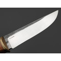 Сергей Шадрин нож SHAD23 сталь Х12МФ satin, рукоять Сувель берёзы, латунь