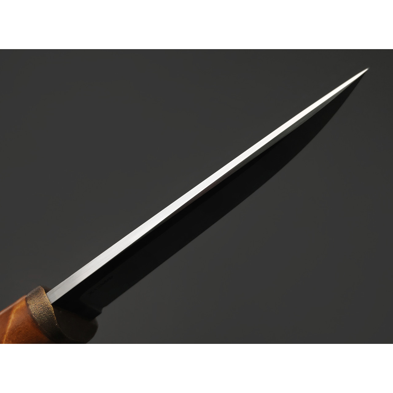Сергей Шадрин нож SHAD23 сталь Х12МФ satin, рукоять Сувель берёзы, латунь
