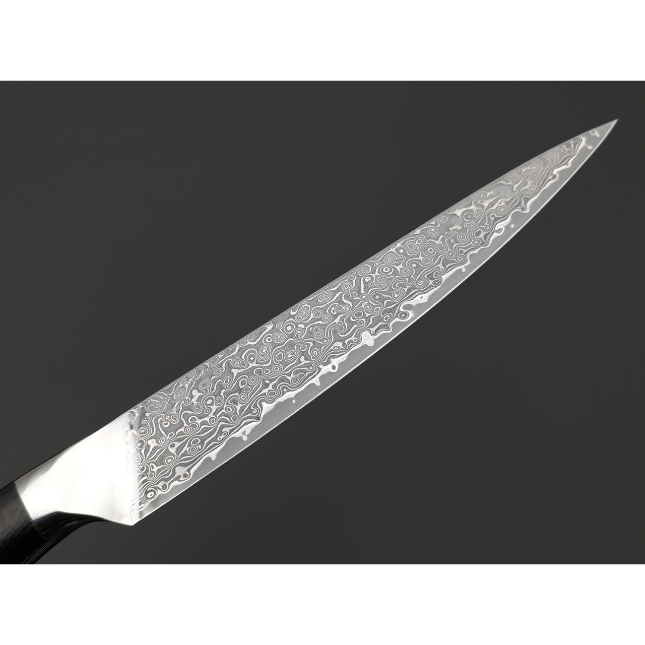 TuoTown D.JS Utility 616009 сталь Damascus VG-10, рукоять Carbon fiber