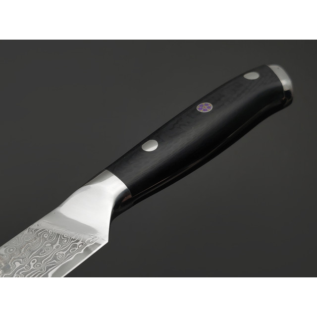 TuoTown D.JS Utility 616009 сталь Damascus VG-10, рукоять Carbon fiber