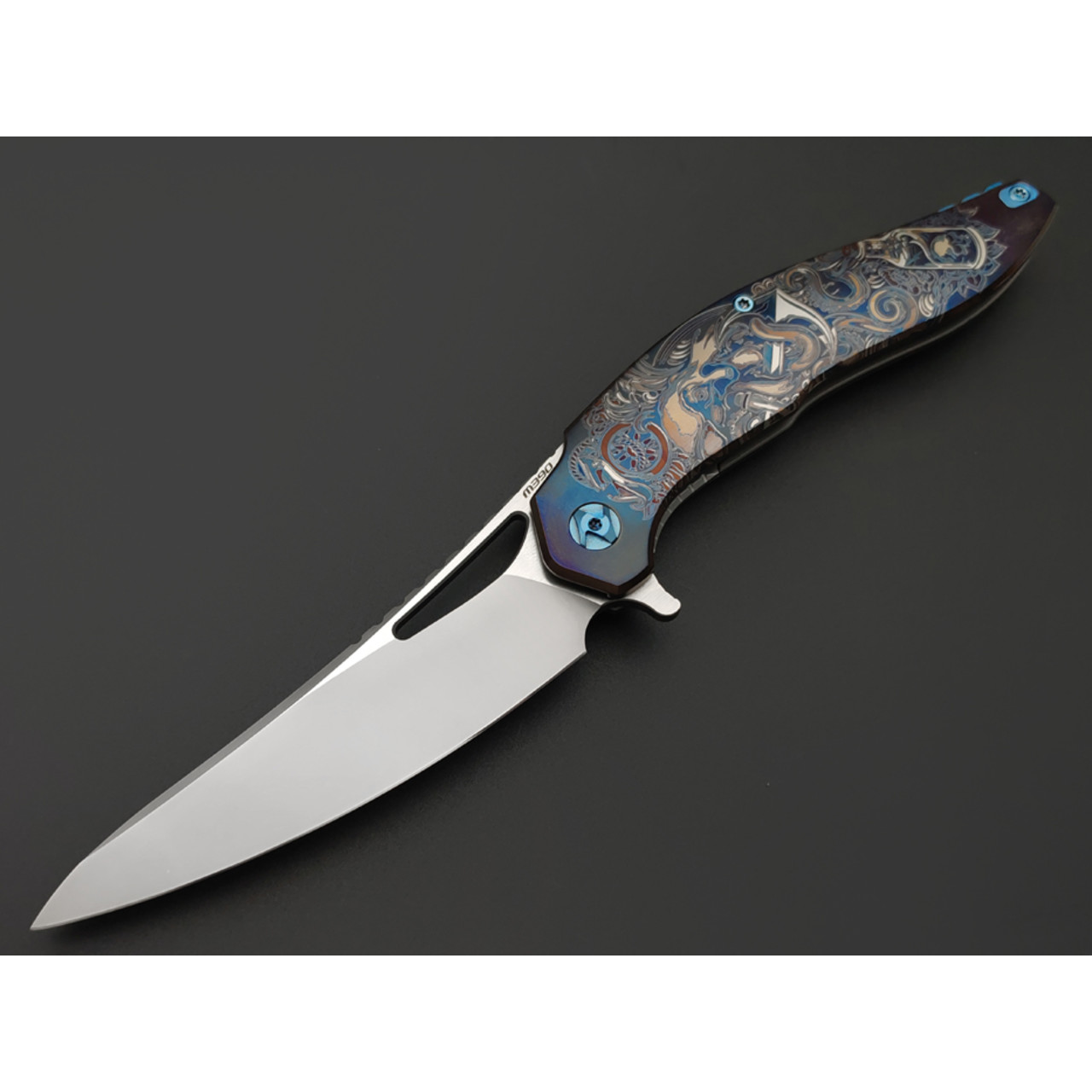 Knife Tech нож Barracuda Anchor Custom Limited сталь M390, рукоять Titanium TC4