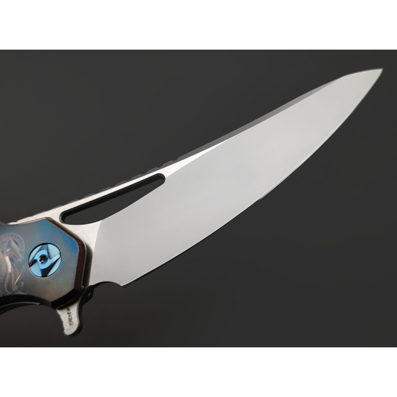 Knife Tech нож Barracuda Anchor Custom Limited сталь M390, рукоять Titanium TC4