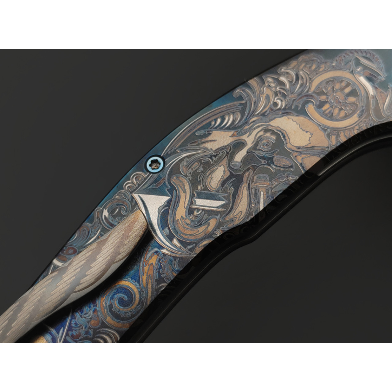 Knife Tech нож Barracuda Anchor Custom Limited сталь M390, рукоять Titanium TC4