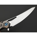 Knife Tech нож Barracuda Skulls Prototype сталь M390 стоунвош, рукоять Titanium TC4 Knife Tech нож Barracuda Skulls Prototype сталь M390 стоунвош, рукоять Titanium TC4