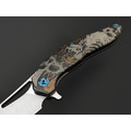 Knife Tech нож Barracuda Skulls Prototype сталь M390 стоунвош, рукоять Titanium TC4 Knife Tech нож Barracuda Skulls Prototype сталь M390 стоунвош, рукоять Titanium TC4