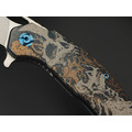 Knife Tech нож Barracuda Skulls Prototype сталь M390 стоунвош, рукоять Titanium TC4 Knife Tech нож Barracuda Skulls Prototype сталь M390 стоунвош, рукоять Titanium TC4