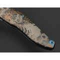 Knife Tech нож Barracuda Skulls Prototype сталь M390 стоунвош, рукоять Titanium TC4 Knife Tech нож Barracuda Skulls Prototype сталь M390 стоунвош, рукоять Titanium TC4