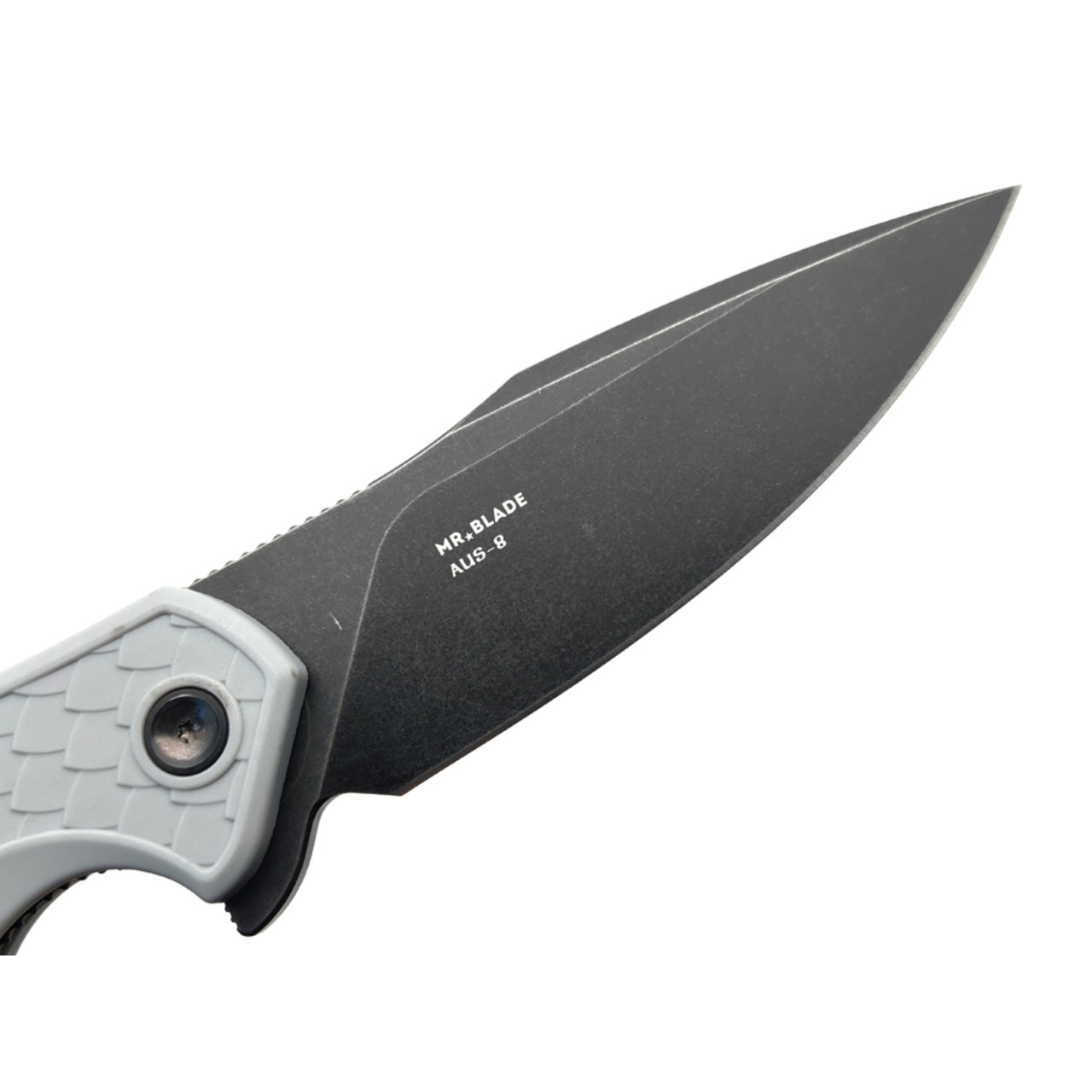 Mr.Blade складной нож Wyvern MB750 сталь Aus-8 блэквош, рукоять FRN grey