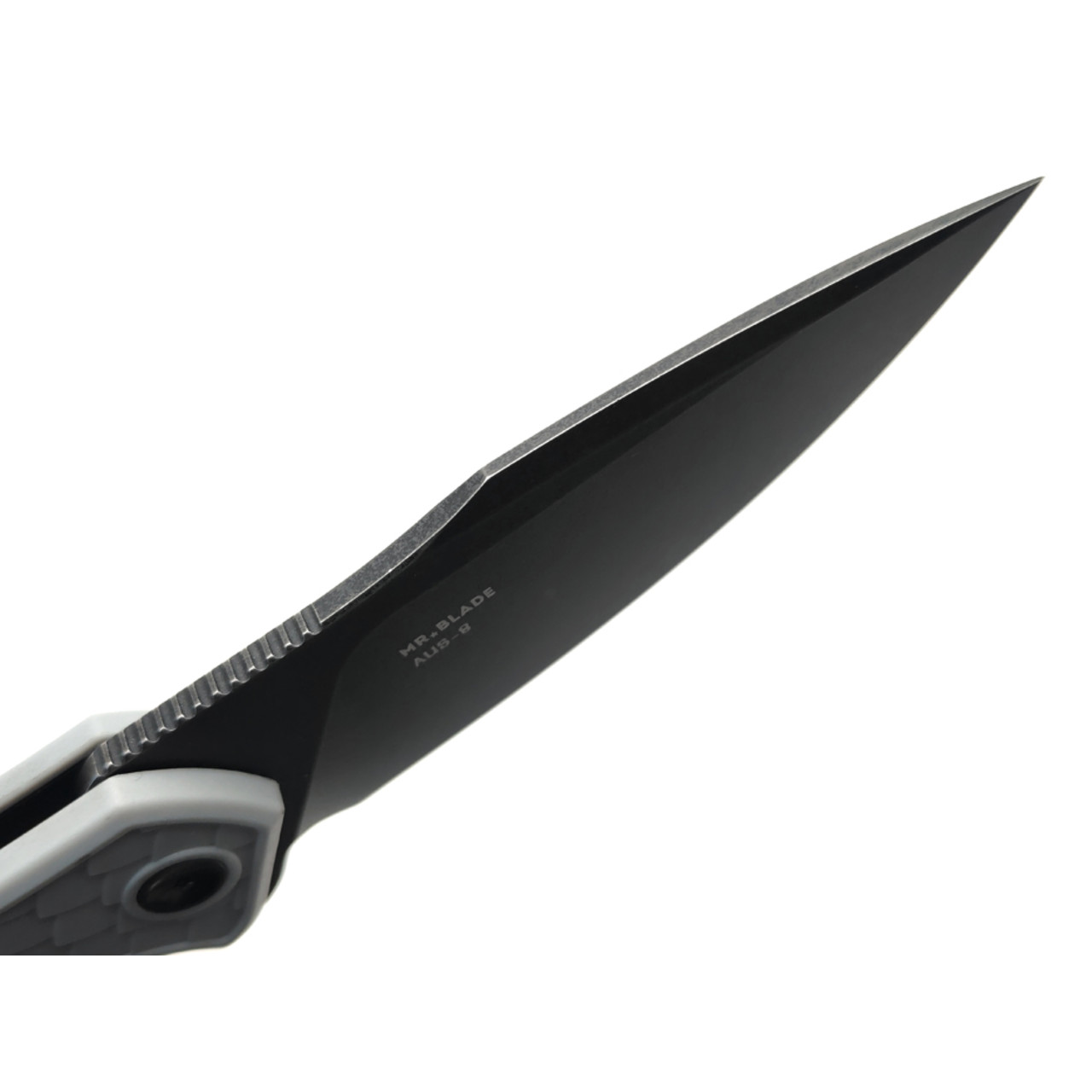 Mr.Blade складной нож Wyvern MB750 сталь Aus-8 блэквош, рукоять FRN grey