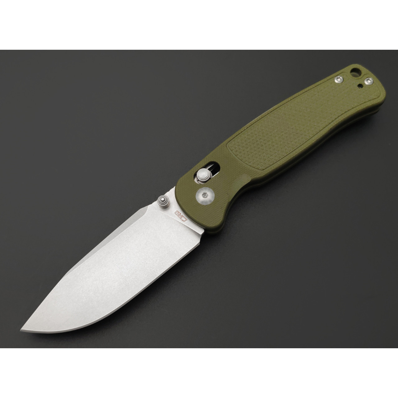CJRB нож складной Shale J1943-GN сталь AR-RPM9 стоунвош, рукоять G10 OD green