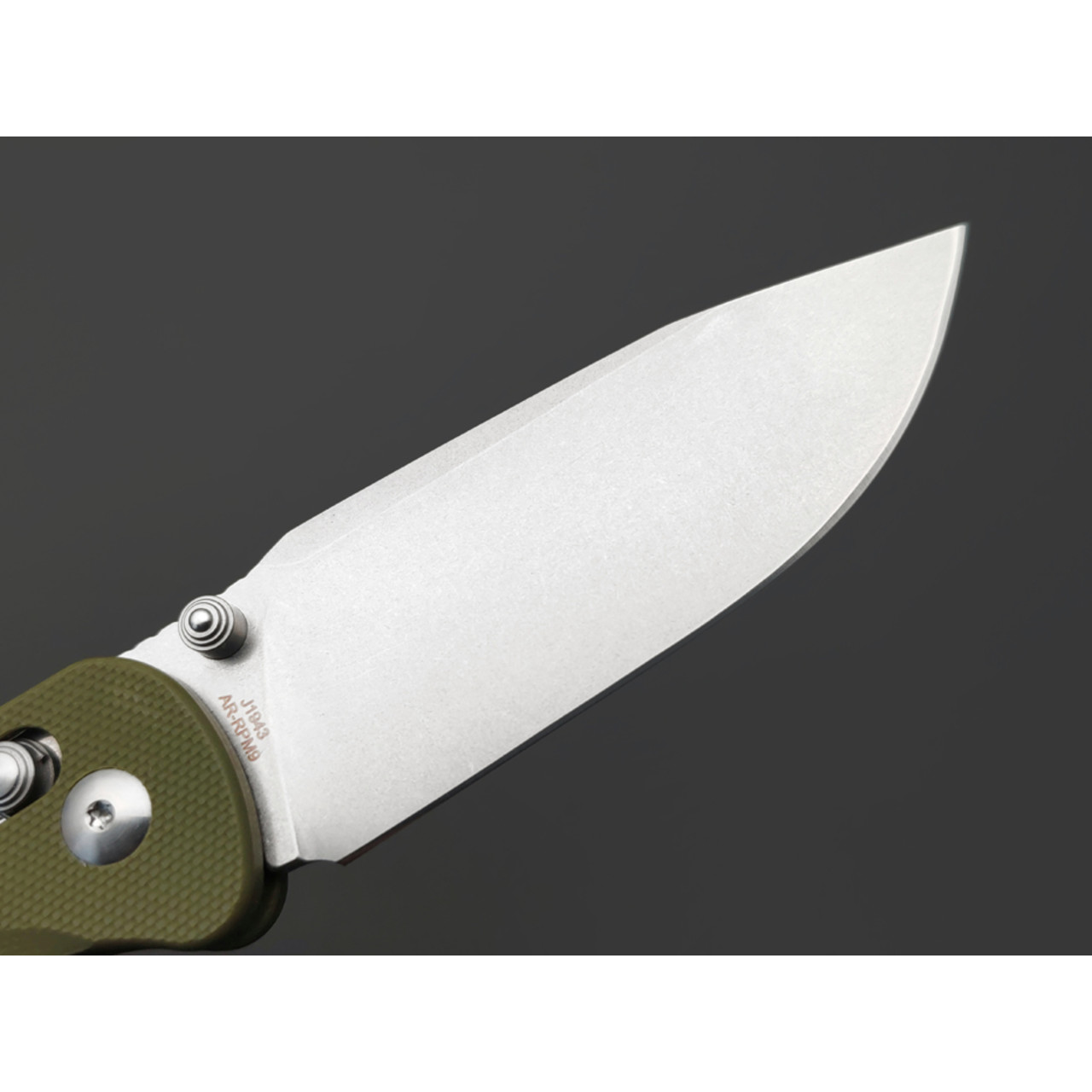 CJRB нож складной Shale J1943-GN сталь AR-RPM9 стоунвош, рукоять G10 OD green