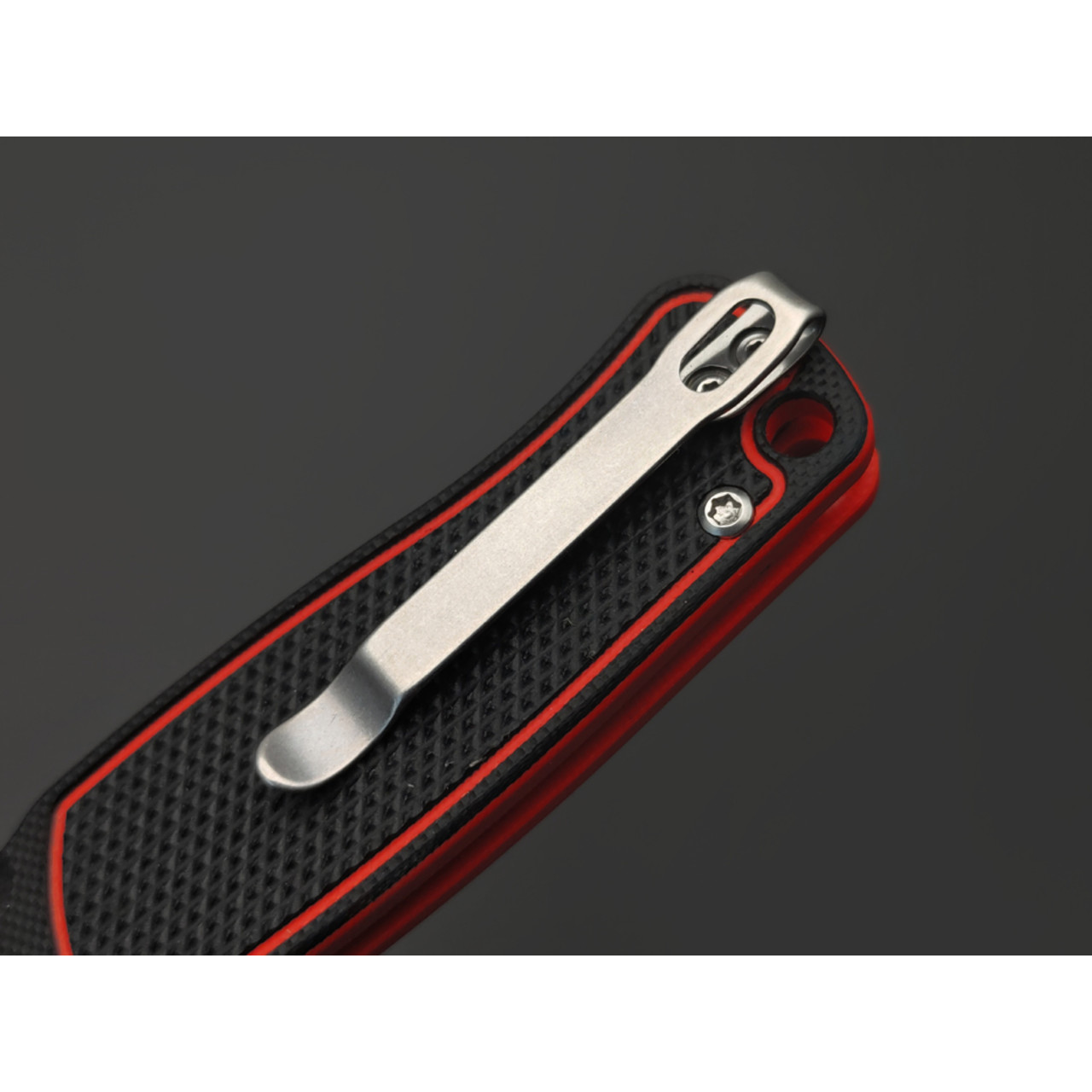 CJRB нож складной Shale J1943-BRE сталь AR-RPM9 стоунвош, рукоять G10 black & red