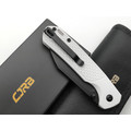 CJRB нож складной Pyrite Light J1945-BGY сталь AR-RPM9 black, рукоять FRN white