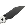 CJRB нож складной Pyrite Light J1945-BGY сталь AR-RPM9 black, рукоять FRN white