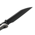 CJRB нож складной Pyrite Light J1945-BGY сталь AR-RPM9 black, рукоять FRN white
