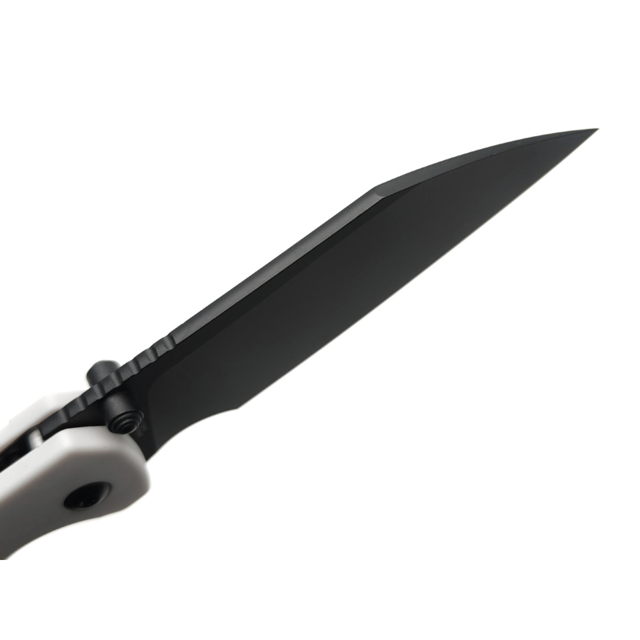 CJRB нож складной Pyrite Light J1945-BGY сталь AR-RPM9 black, рукоять FRN white