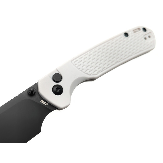CJRB нож складной Pyrite Light J1945-BGY сталь AR-RPM9 black, рукоять FRN white
