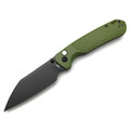 CJRB нож складной Pyrite Light J1945-BGN сталь AR-RPM9 black, рукоять FRN OD green