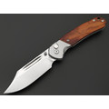 CJRB нож складной Pyrite Bowie J1942-RW сталь AR-RPM9 satin, рукоять Rosewood