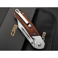 CJRB нож складной Pyrite Bowie J1942-RW сталь AR-RPM9 satin, рукоять Rosewood