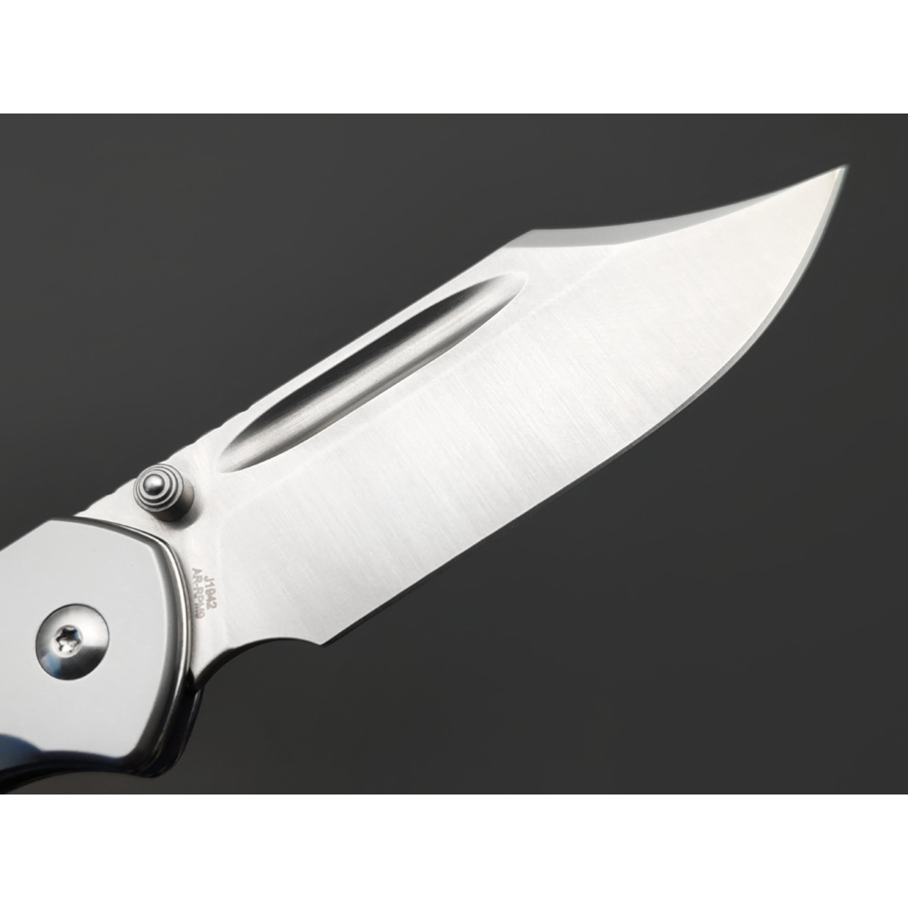 CJRB нож складной Pyrite Bowie J1942-RW сталь AR-RPM9 satin, рукоять Rosewood