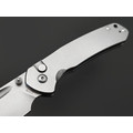 CJRB нож складной Pyrite Bowie J1942-ST сталь AR-RPM9 стоунвош, рукоять Stainless Steel