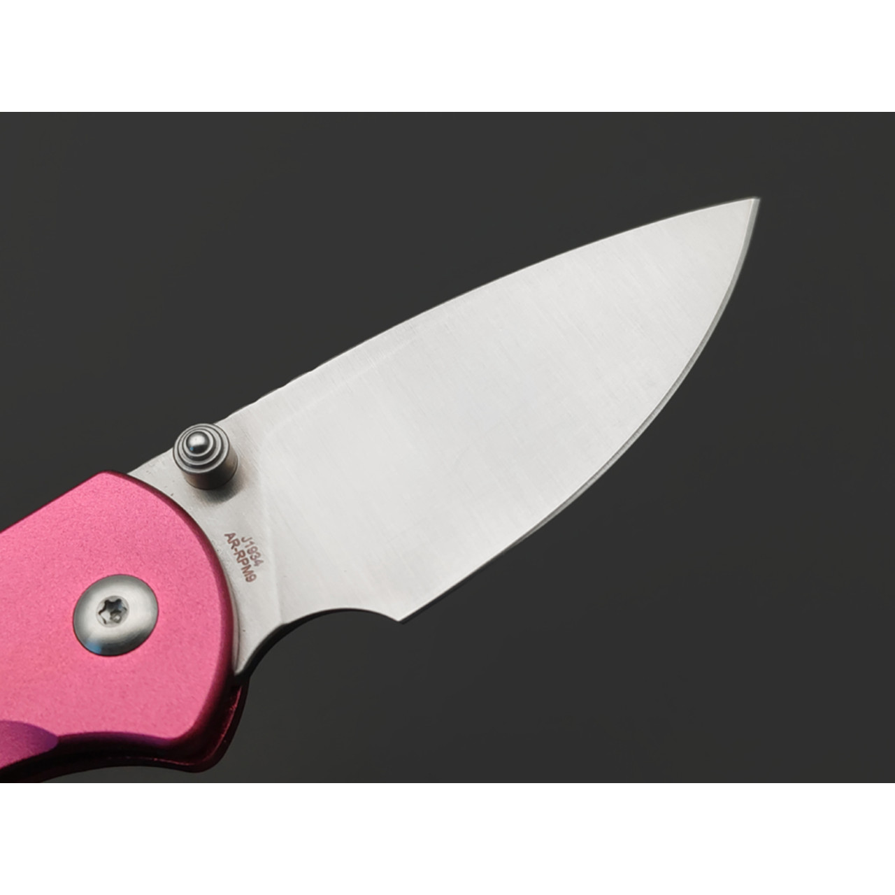 CJRB нож складной Mica J1934-PK сталь AR-RPM9, рукоять Aluminum pink