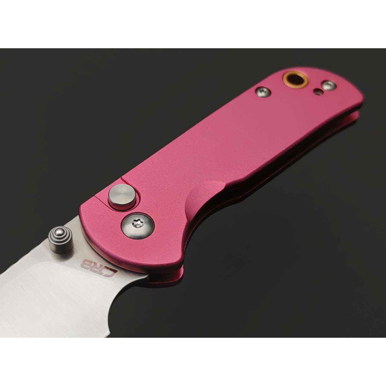 CJRB нож складной Mica J1934-PK сталь AR-RPM9, рукоять Aluminum pink