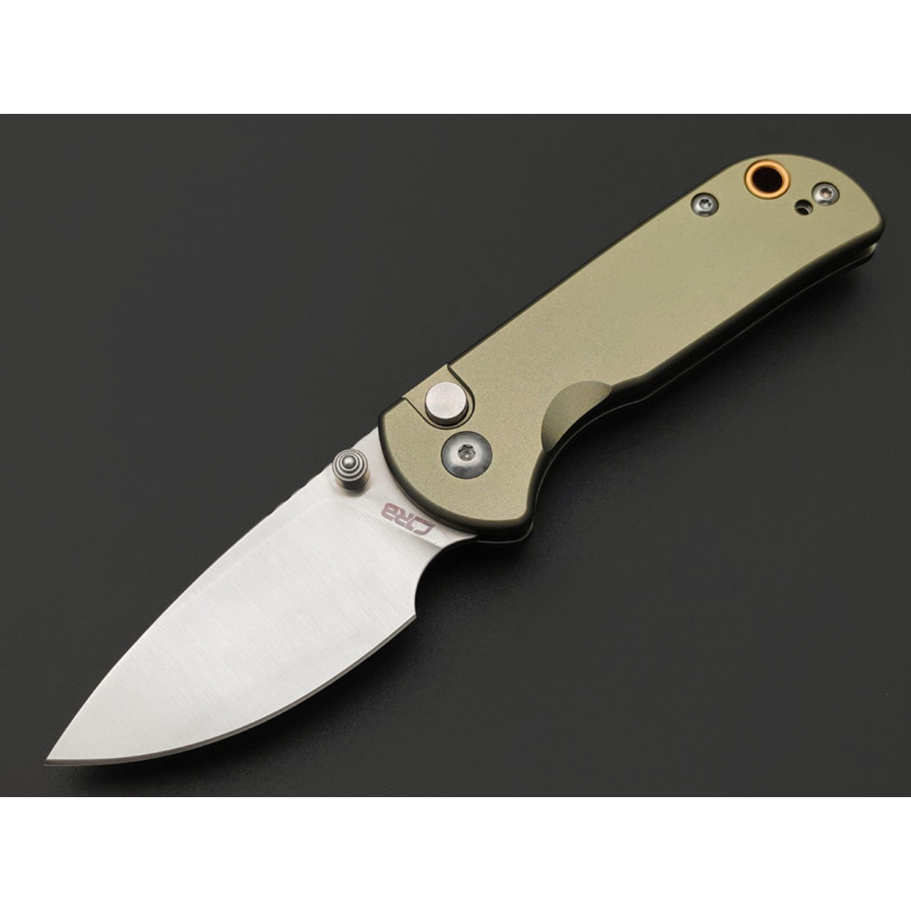CJRB нож складной Mica J1934-GN сталь AR-RPM9, рукоять Aluminum green