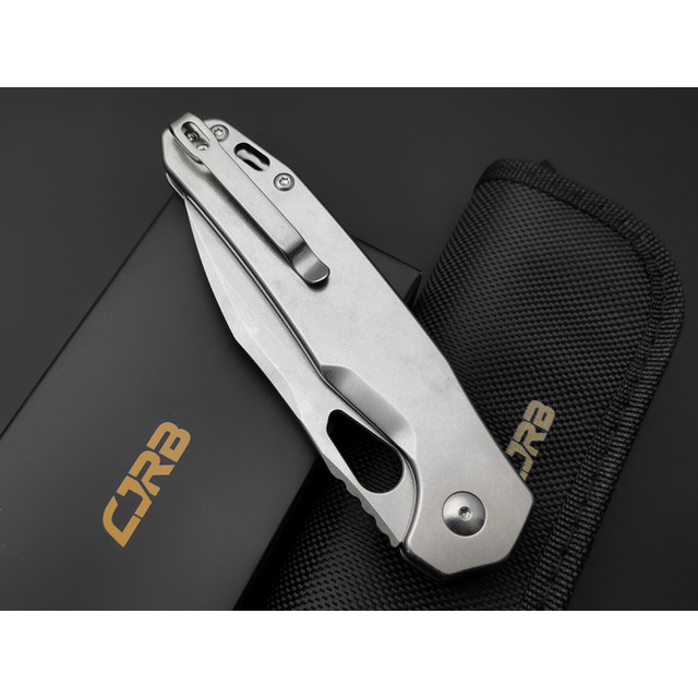 CJRB нож складной Frack J1931-ST сталь AR-RPM9 стоунвош, рукоять Steel