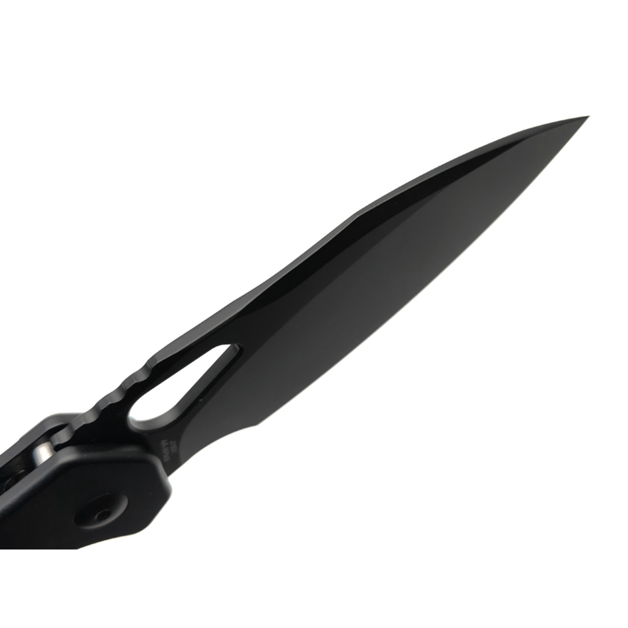 CJRB нож складной Frack J1931-BST сталь AR-RPM9 black PVD, рукоять Steel black