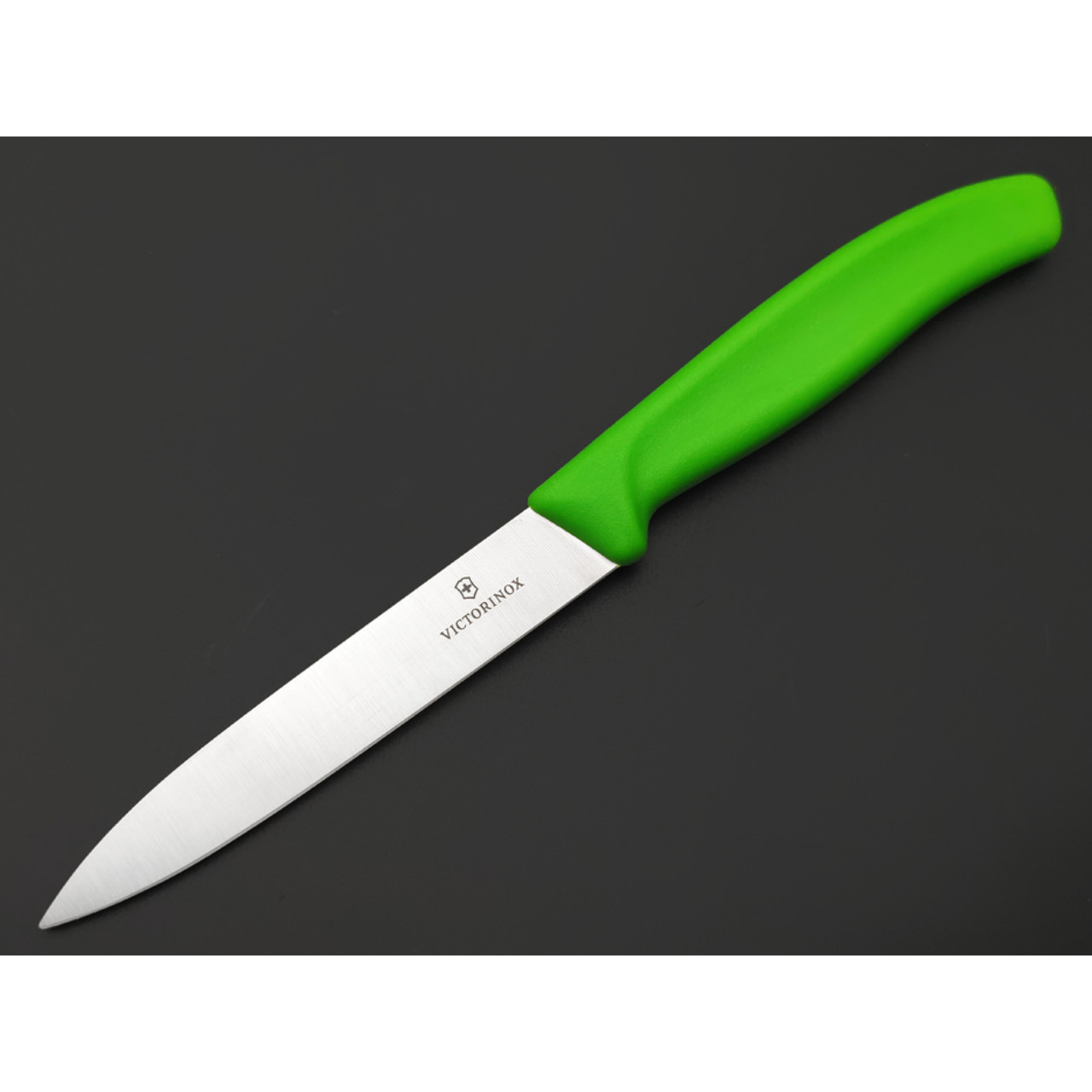 Victorinox нож кухонный для овощей 6.7706.L114 сталь X50CrMoV15, рукоять PP green