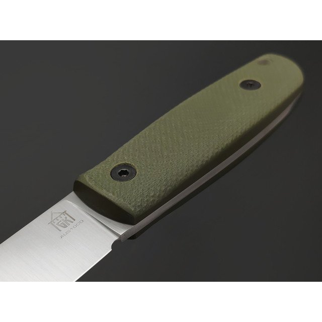 Град Горький нож Техно-Томми сталь Aus-10Co satin рукоять G10 olive