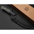 Град Горький нож Охотник сталь CPR satin, рукоять Carbon fiber G10, мозаичные пины Град Горький нож Охотник сталь CPR satin, рукоять Carbon fiber G10, мозаичные пины