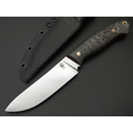 Град Горький нож Охотник сталь CPR satin, рукоять Carbon fiber G10, мозаичные пины Град Горький нож Охотник сталь CPR satin, рукоять Carbon fiber G10, мозаичные пины