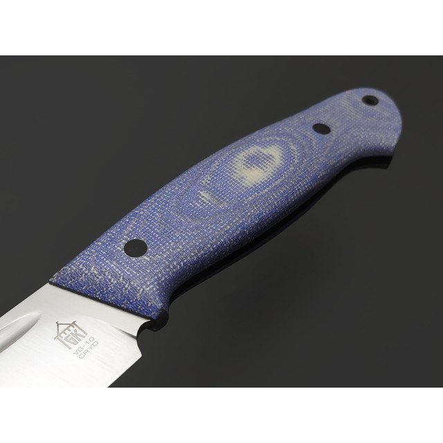 Град Горький нож Стрела сталь VG-10 satin рукоять Micarta jeans purple