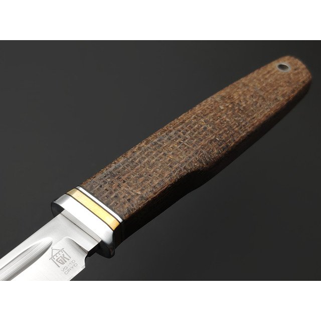 Град Горький нож Горьковская Финка сталь VG-10 satin рукоять Micarta jute