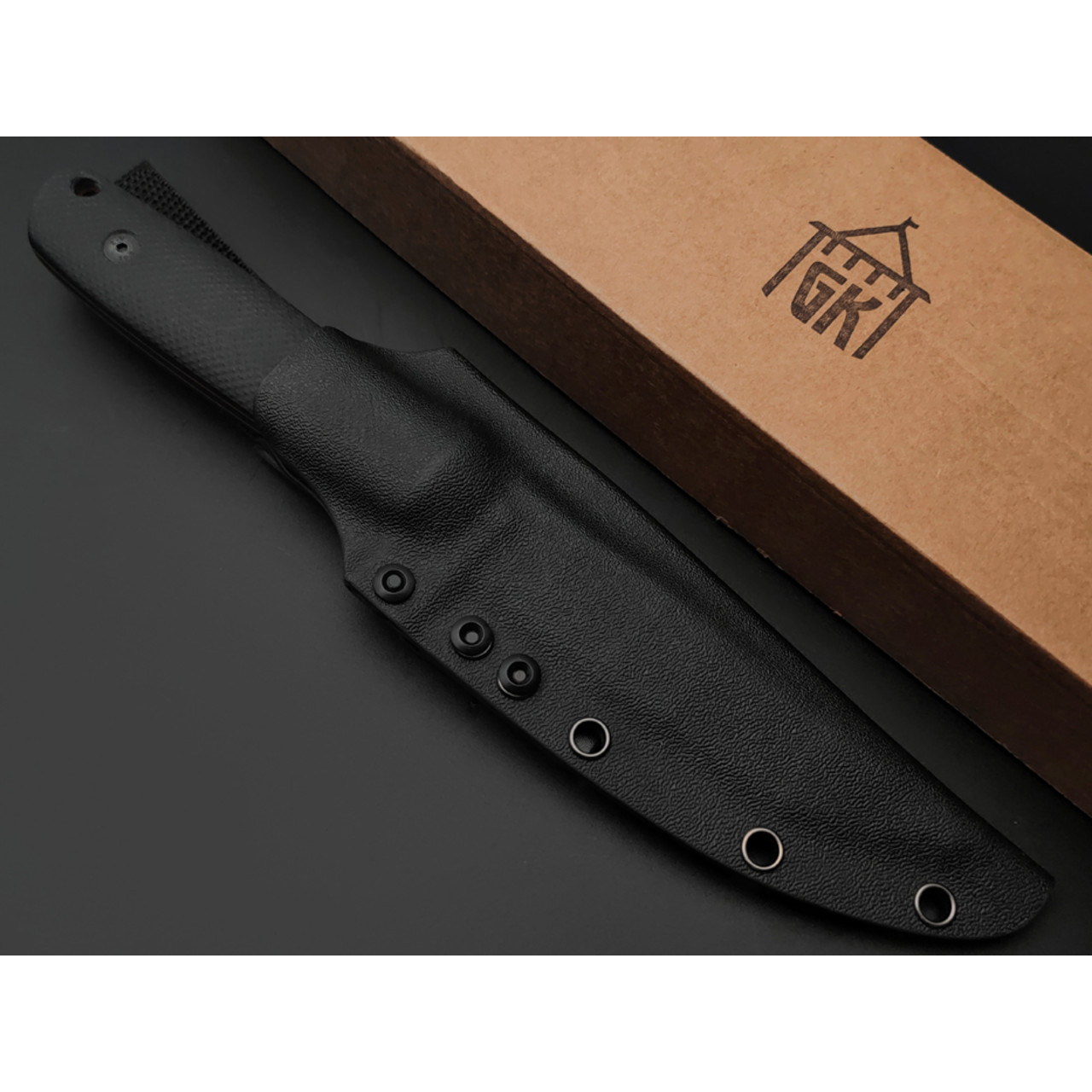 Град Горький нож Большой Техно-Томми сталь VG-10 satin рукоять G10 black & red